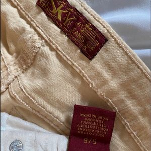 pale yellow SKY jeans